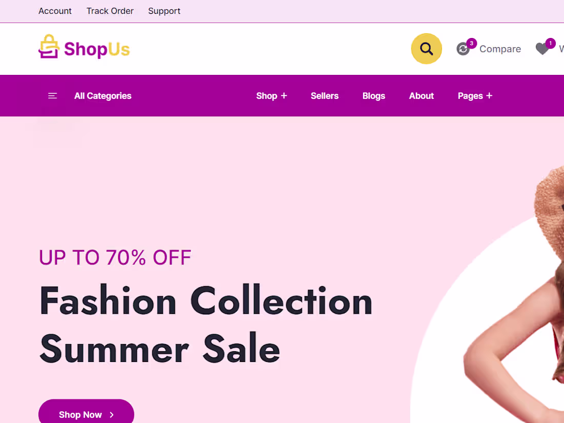 Cover image for Fashion store e-commerce website
