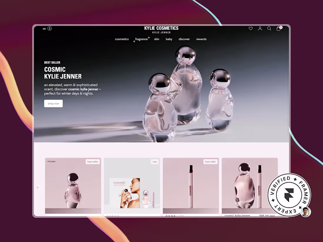 Cover image for Full Website in Framer (Design + Development)