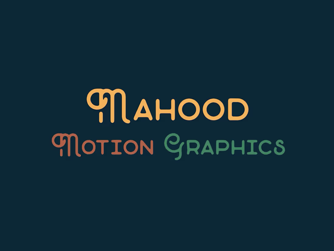 Cover image for Motion Graphics Reel