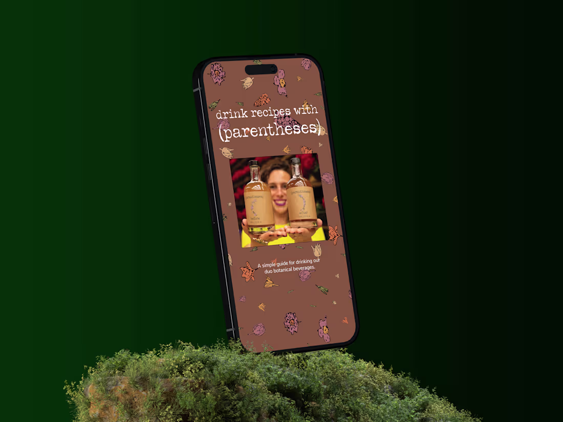 Cover image for (parentheses) Botanical Beverage Duo