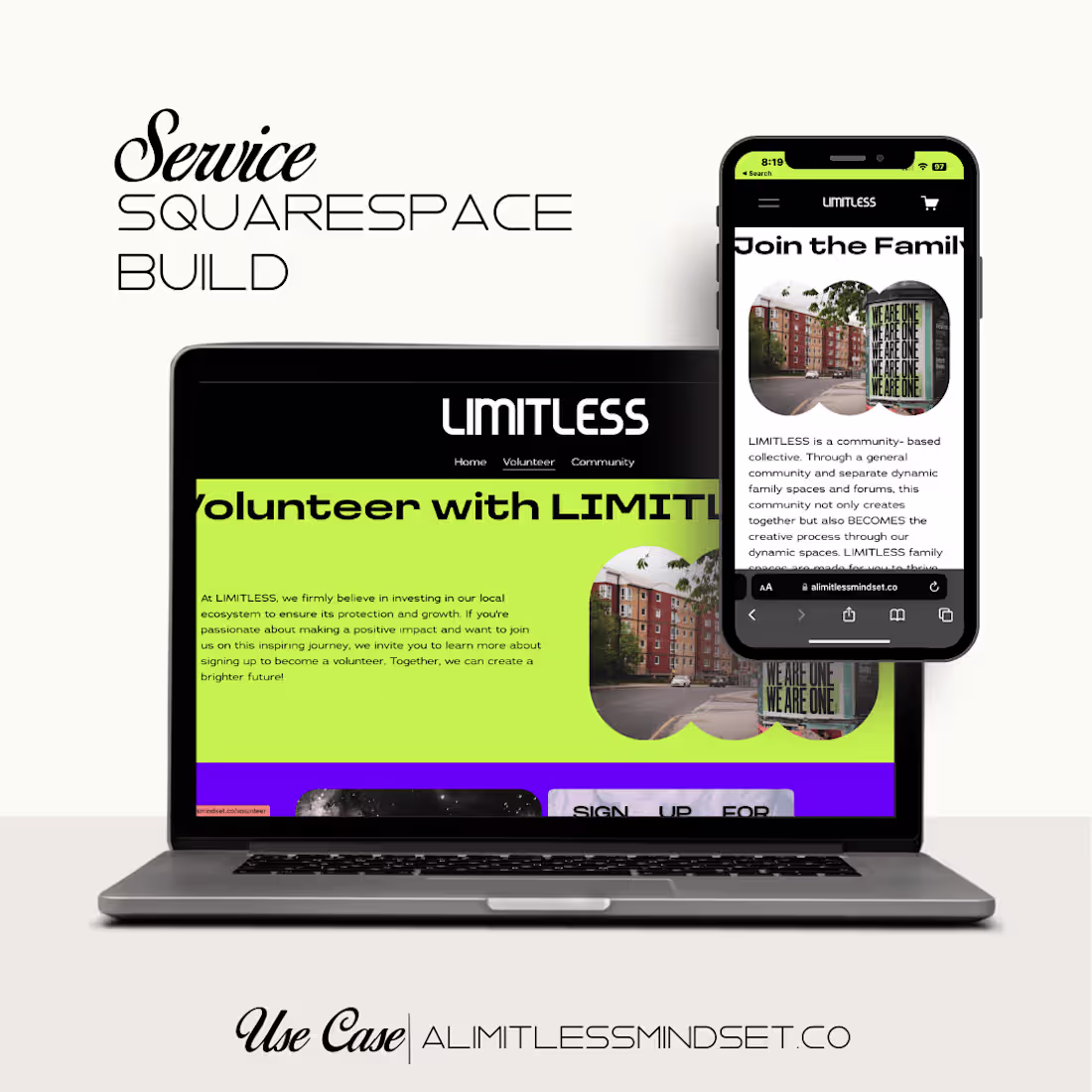 Cover image for [Website Build/ Design] LIMITLESS Website