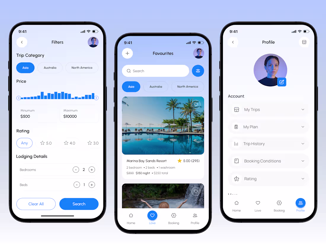 Cover image for Travel Mobile App UI Design