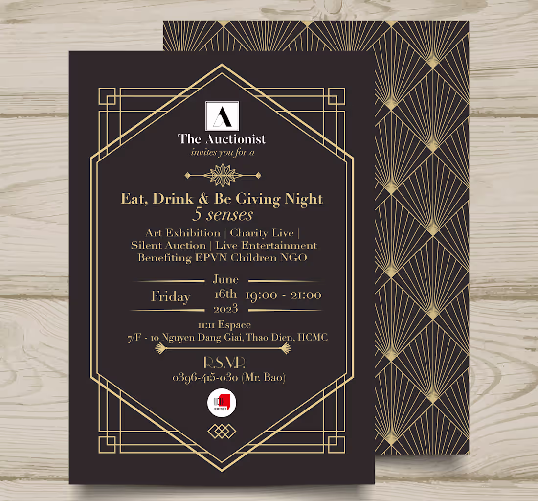 Cover image for Charity Auction Event Concept Identifier Package