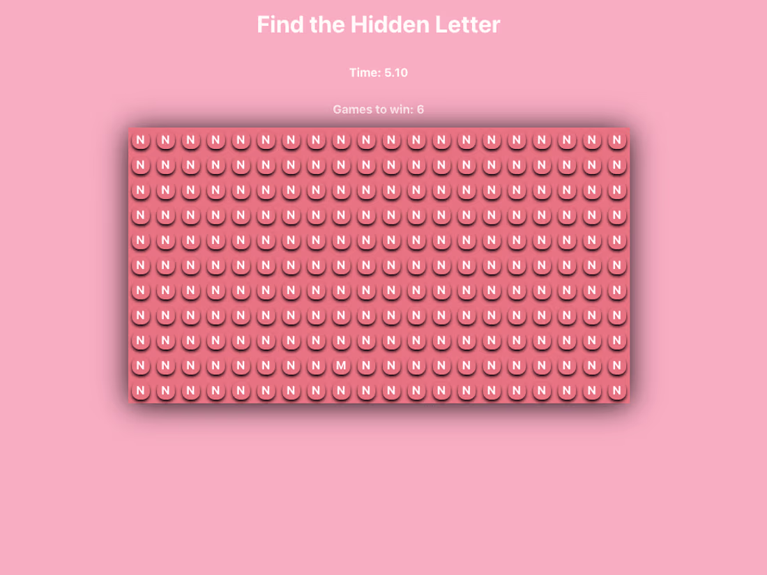 Cover image for Find The Hidden Letter