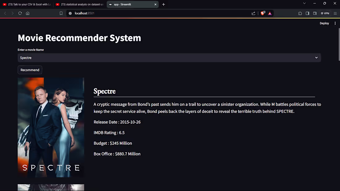 Cover image for Movie Recommendation System