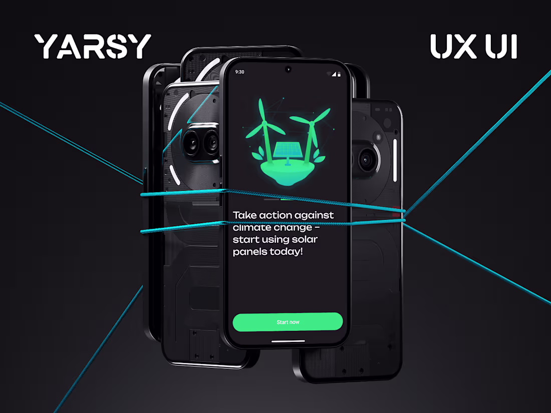 Cover image for Solar Power Management Mobile App | Energy Saving