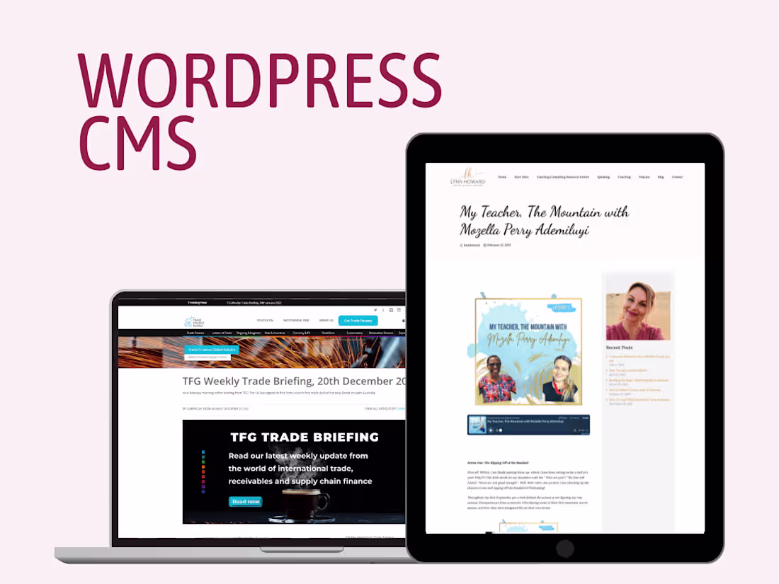 Cover image for WordPress Website Management