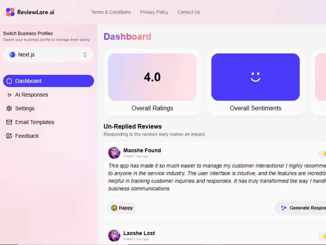 Cover image for Review Lore