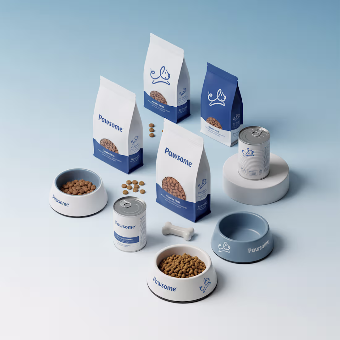 Cover image for Dog Food Branding/Product Design for