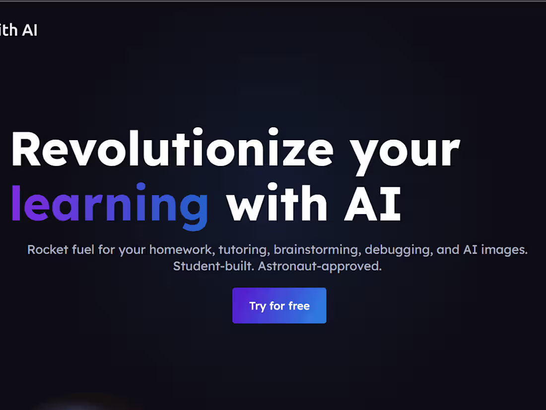 Cover image for Learning with AI