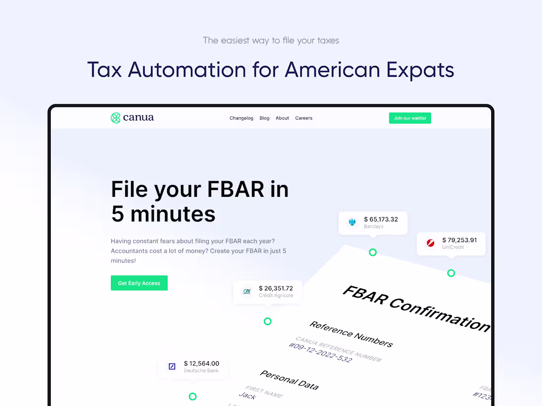 Cover image for Tax Automation Webapp on Behance