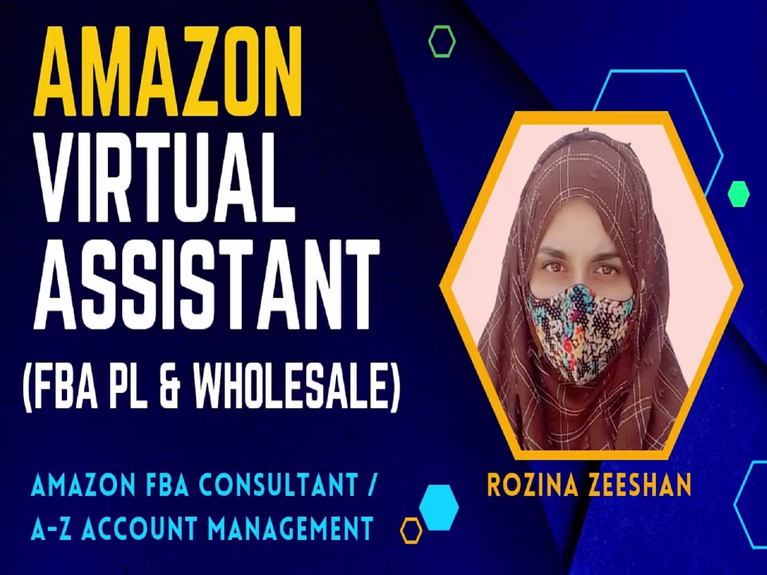 Cover image for I will be your professional Amazon virtual assistant, PPC expert