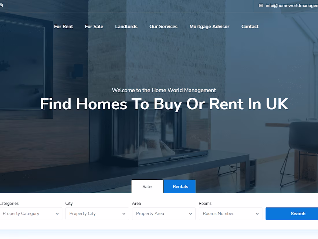 Cover image for Home World Management - For All Your Property Needs