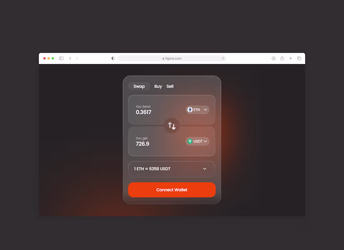 Cover image for CRYPTO SWAP MODAL