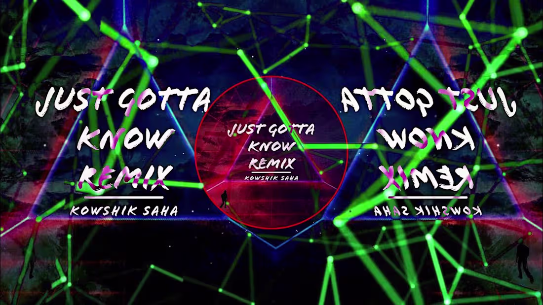 Cover image for Kowshik Saha - Just Gotta Know Remix (Official Music Video) - Y…
