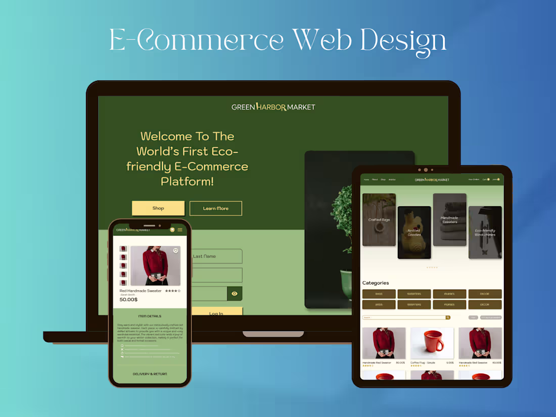 Cover image for Responsive Web Design for E-commerce Store