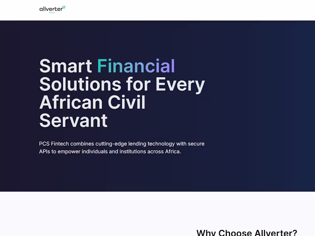Cover image for Allverter Finance