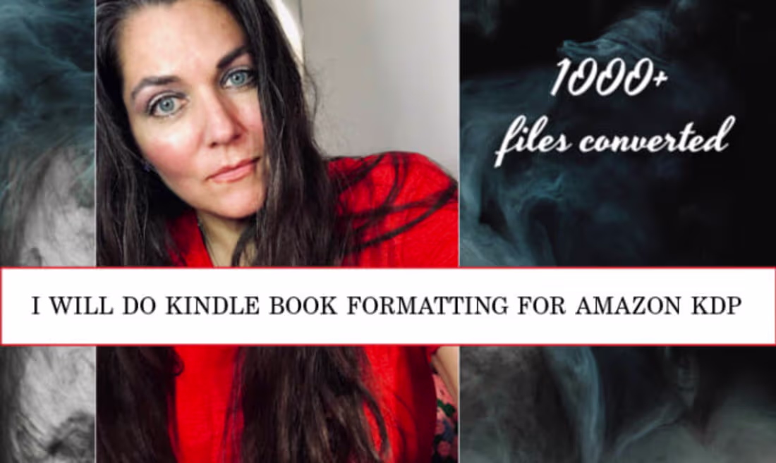 Cover image for I will do kindle book formatting for amazon KDP plus more