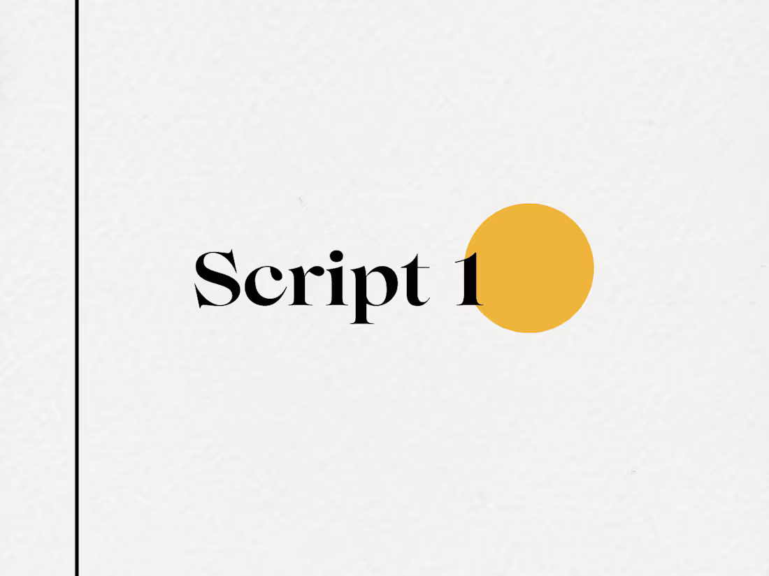 Cover image for Script for YouTube Channel