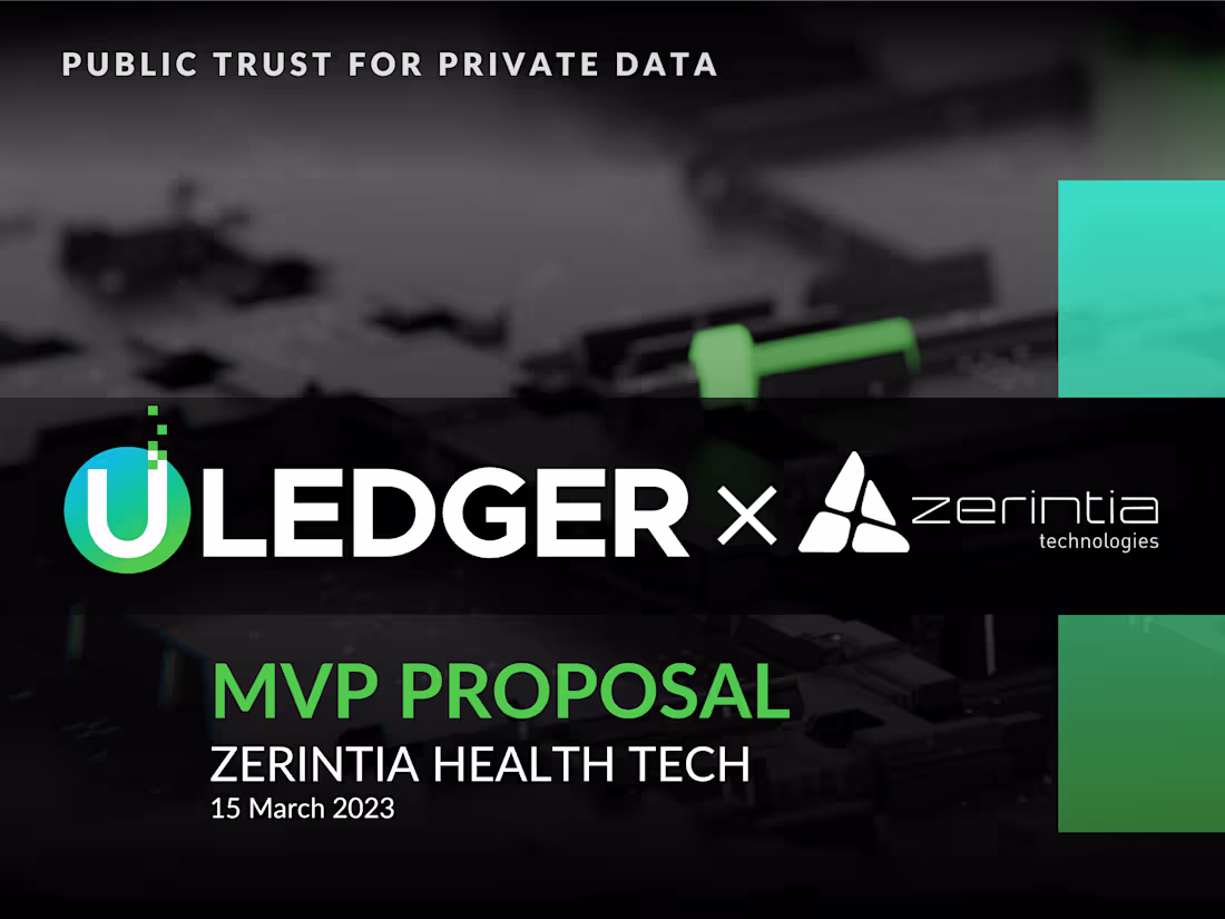 Cover image for Uledger MVP Proposal