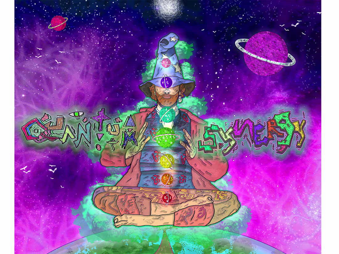 Cover image for 'Quantum Synergy' Album Cover / Animation Design