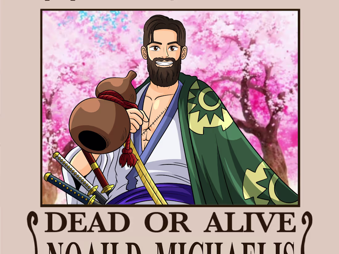 Cover image for one piece wanted harf body