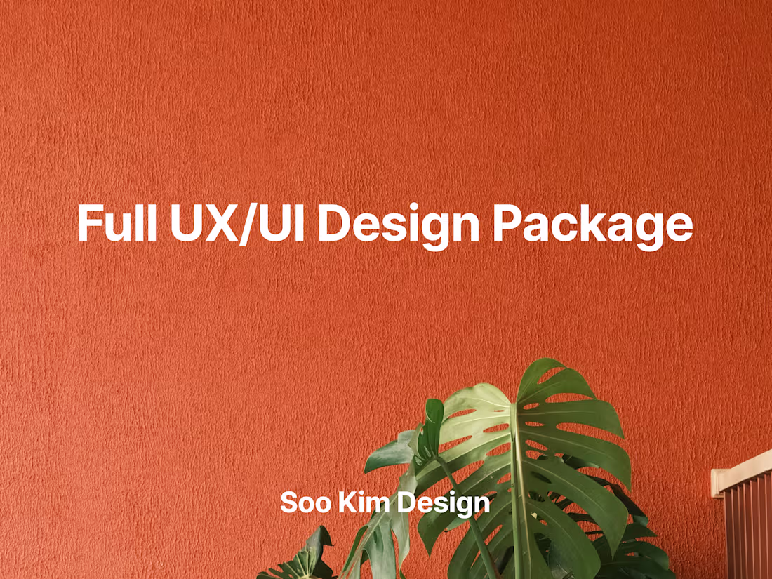 Cover image for Full UX/UI Design Package