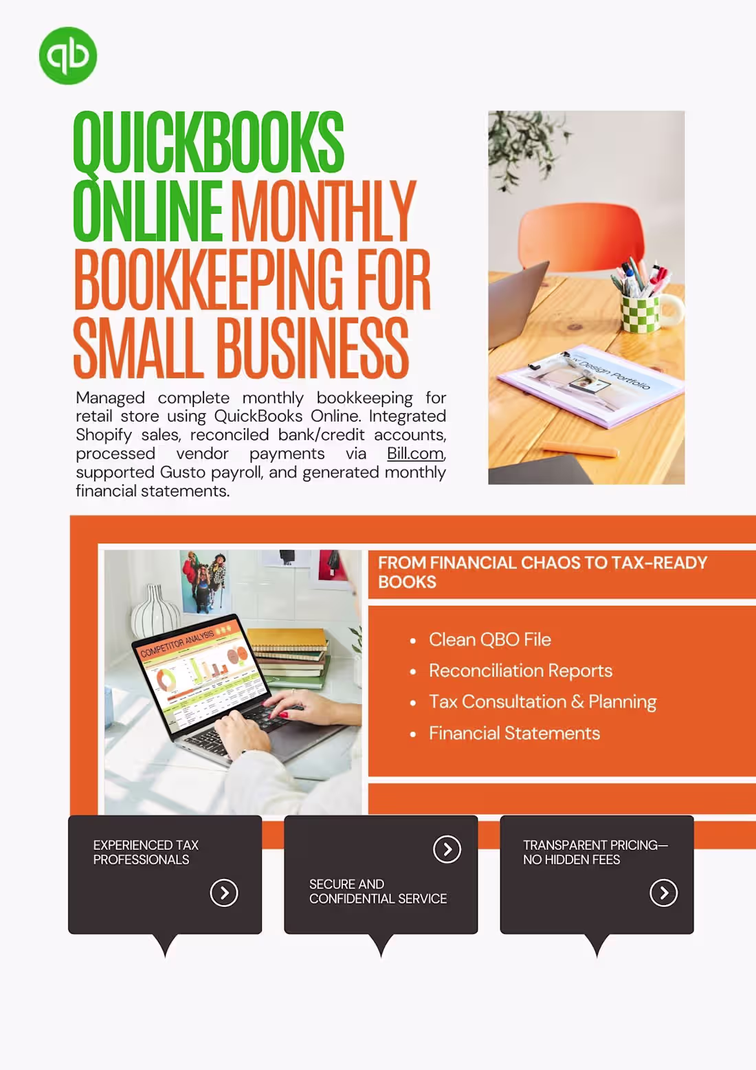 Cover image for QuickBooks Online Monthly Bookkeeping