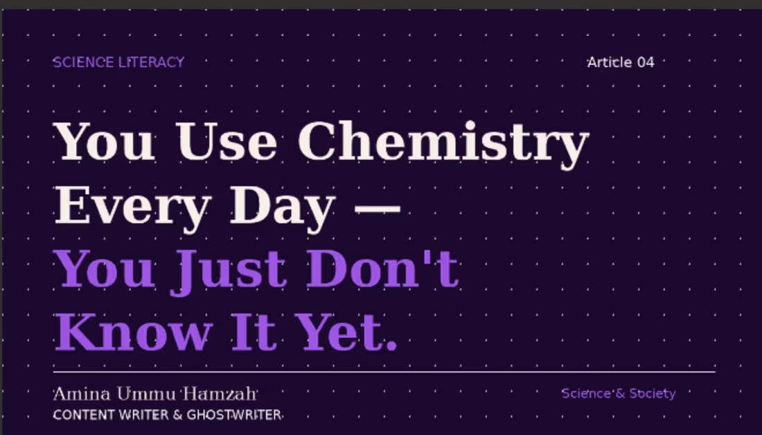 Cover image for Most people think chemistry belongs