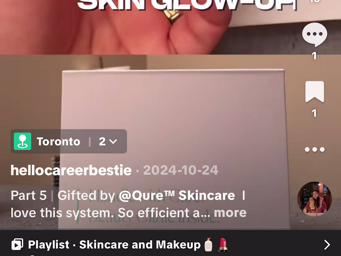 Cover image for Gifted skincare collab