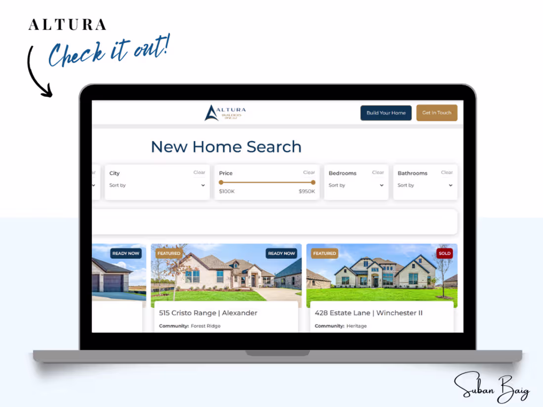 Cover image for Recently designed and developed the Altura website on Webflo...