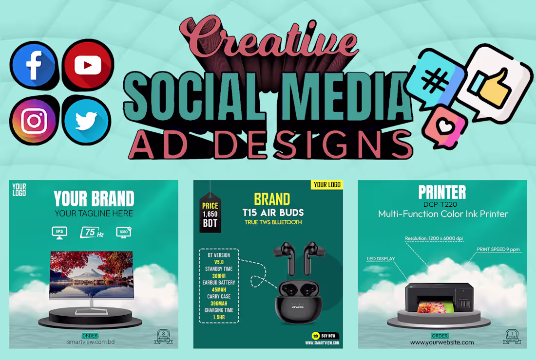 Cover image for Creative Social Media Ad Design