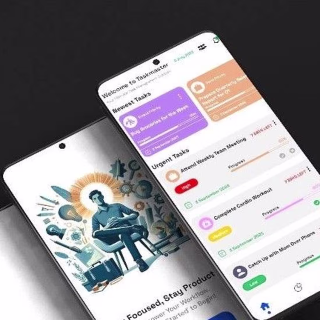 Cover image for VisionaryCraft Design| UX UI Design on Instagram: “Taskmaster- …