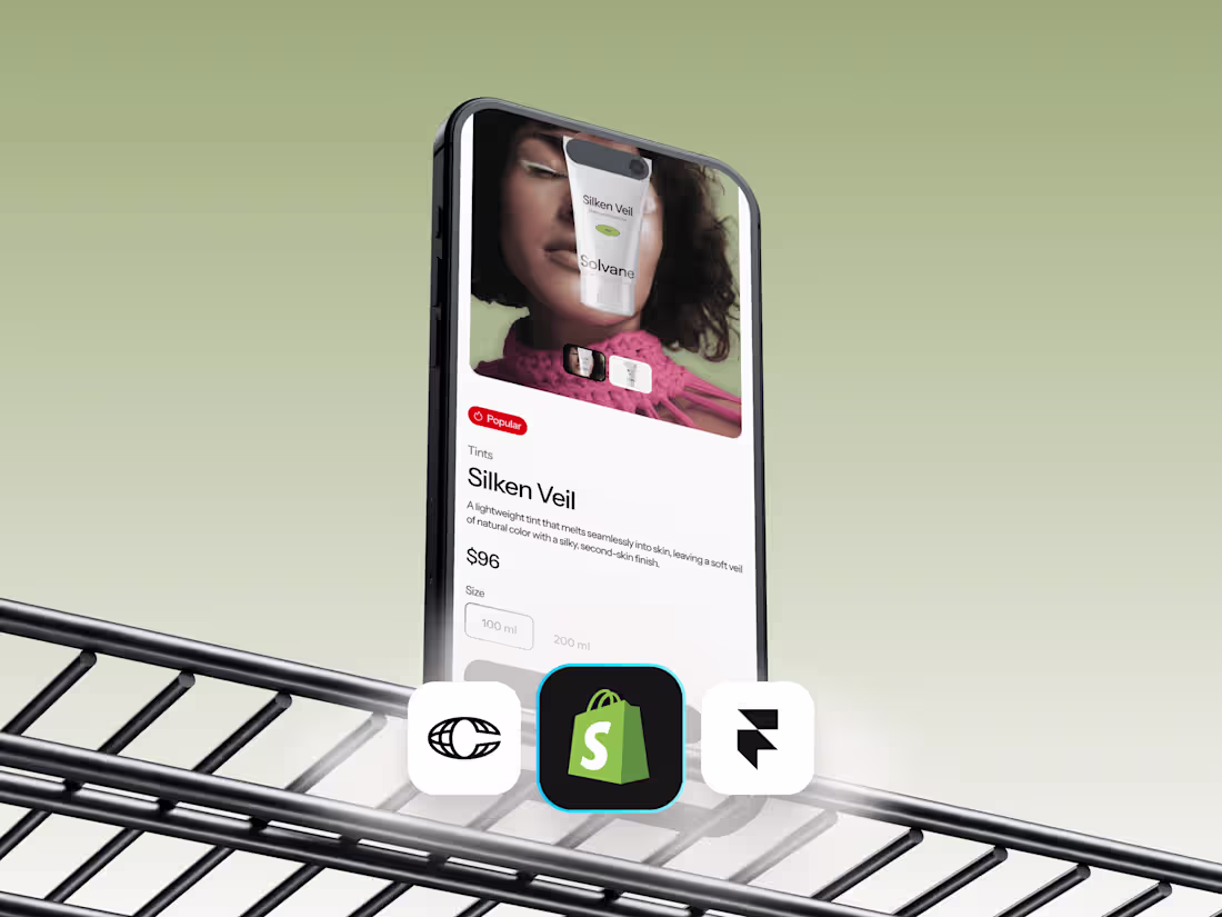 Cover image for Framer eCommerce website made for modern beauty cosmetics brands