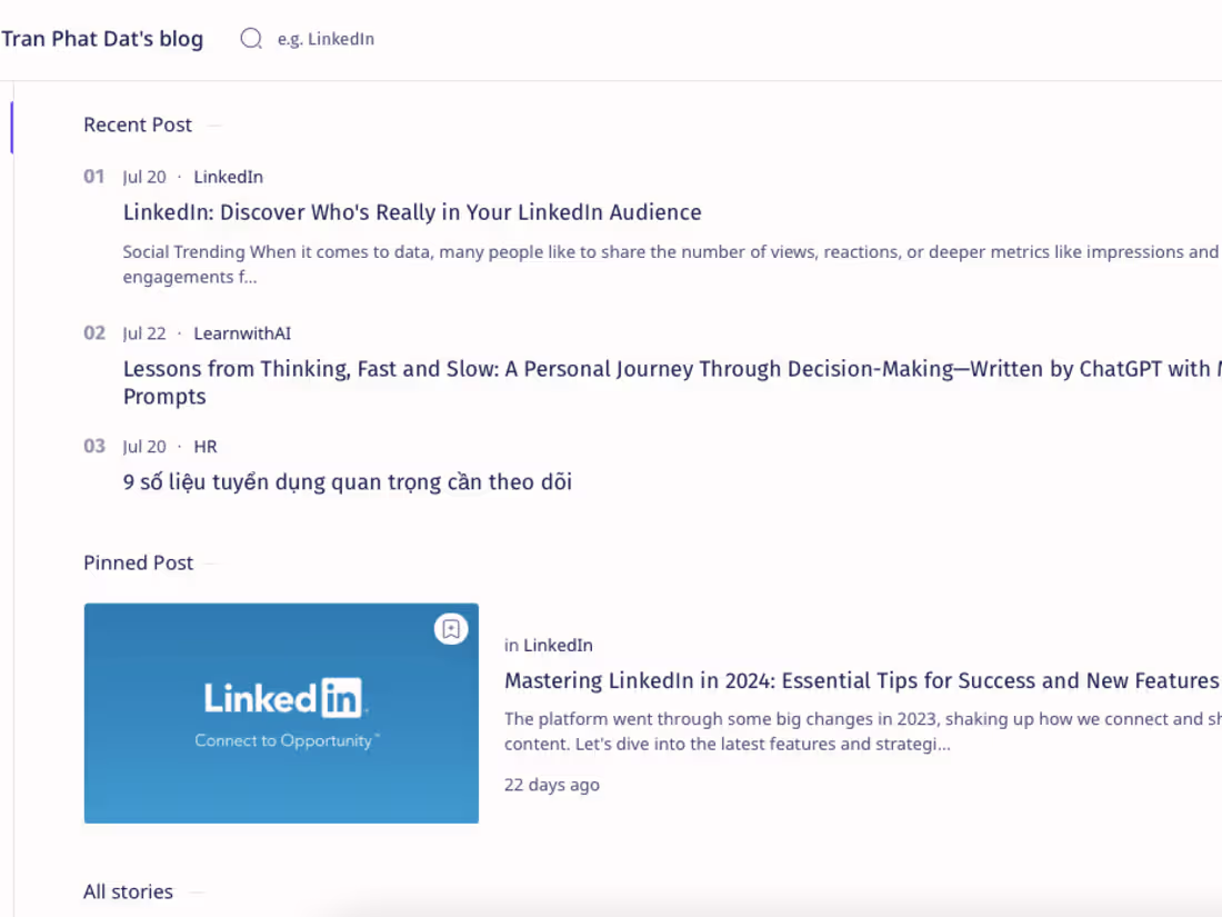 Cover image for Personal blogging template