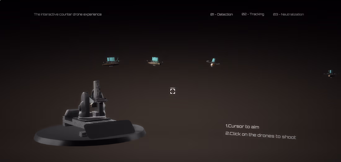 Cover image for GAMIFIED SPLINE // Drone Shooting Experience