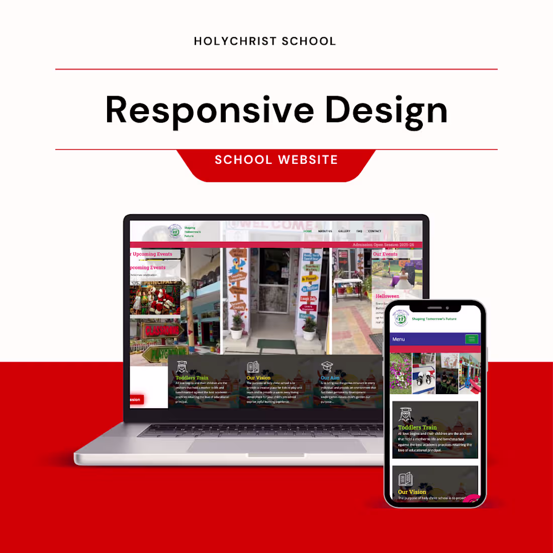 Cover image for Custom WordPress Website for School