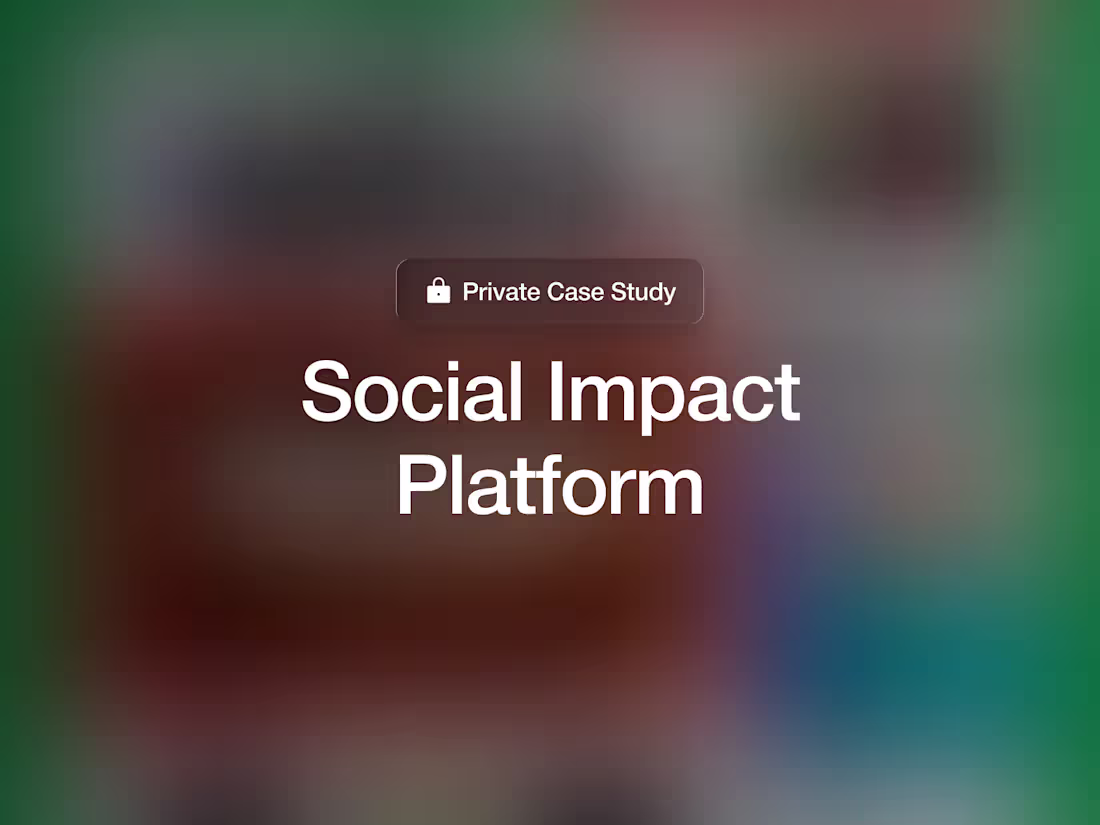 Cover image for Social Impact Platform: Empowers Awareness, Community & Advocacy