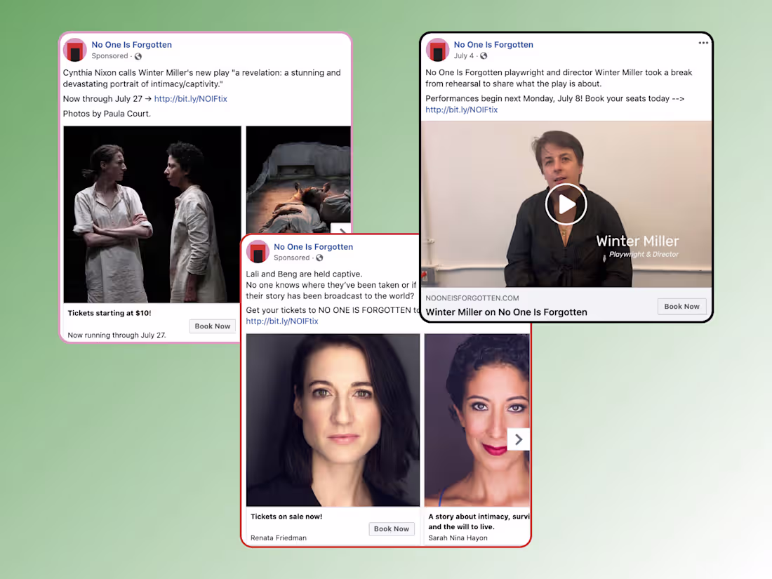 Cover image for Social Media Strategy for Off-Broadway Play