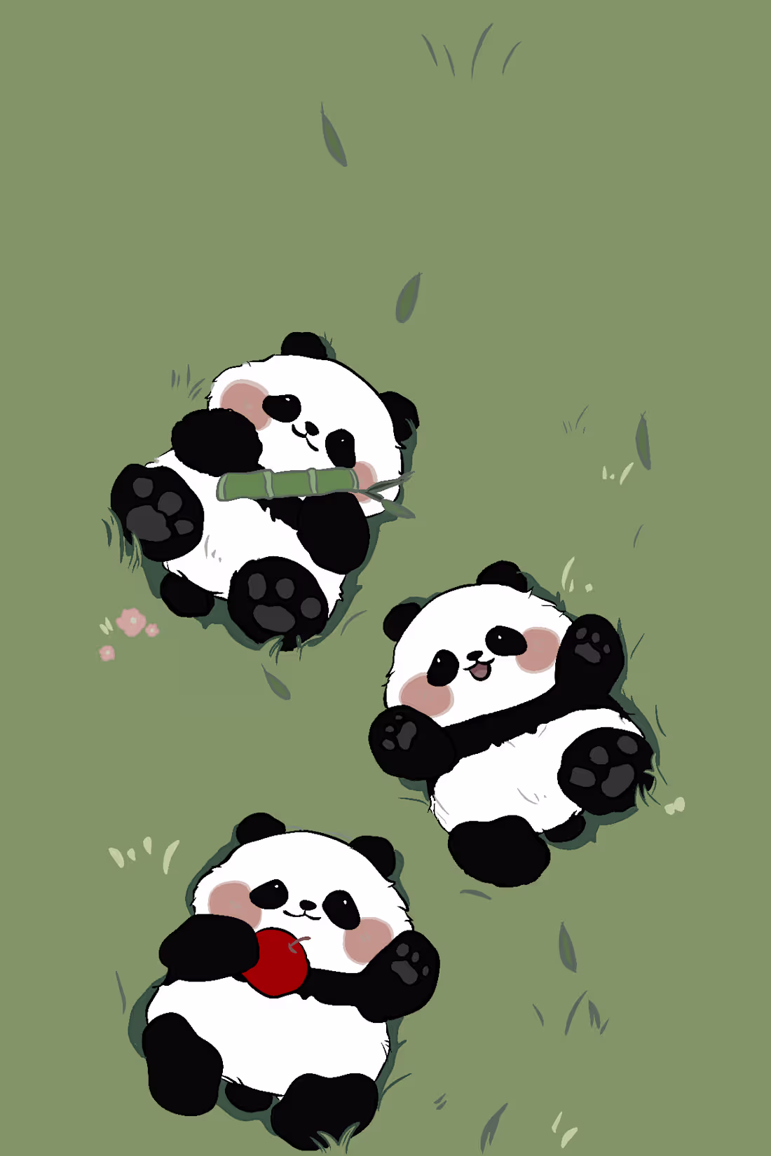 Cover image for Little Pandas Illustration