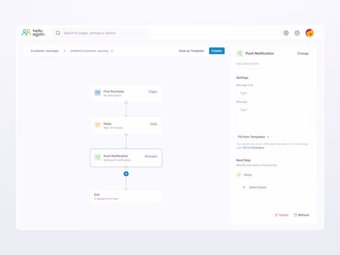 Cover image for Customer Journey Builder in the Loyalty Platform