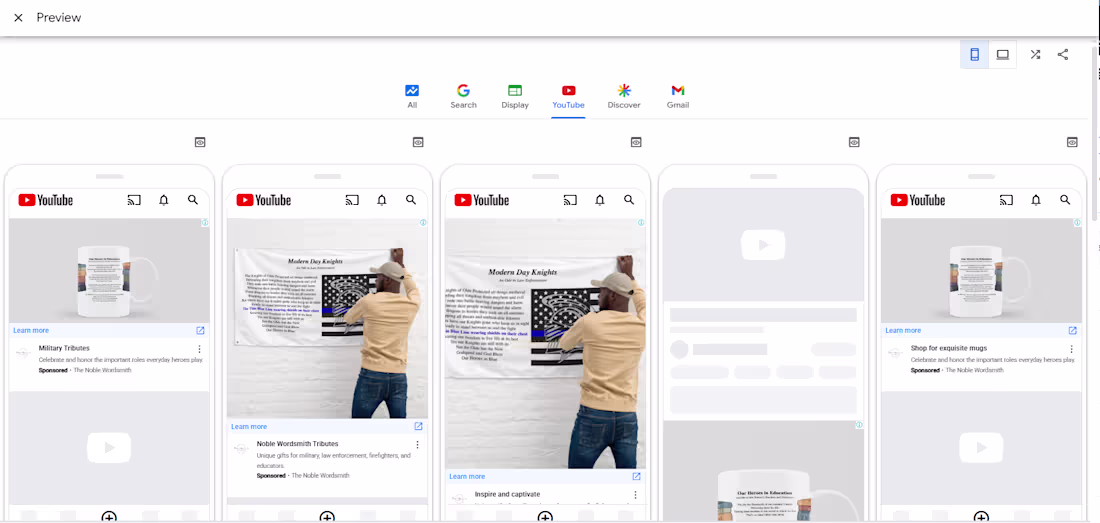 Cover image for Sample Ads For Giftshop E-Commerce Store