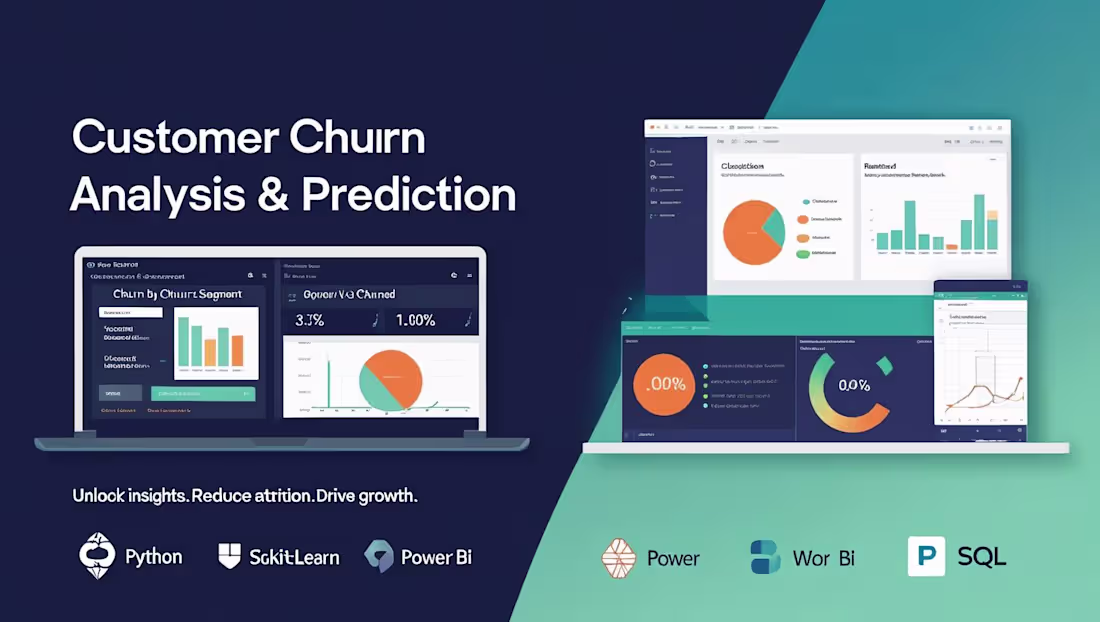 Cover image for Customer Churn Analysis and Prediction