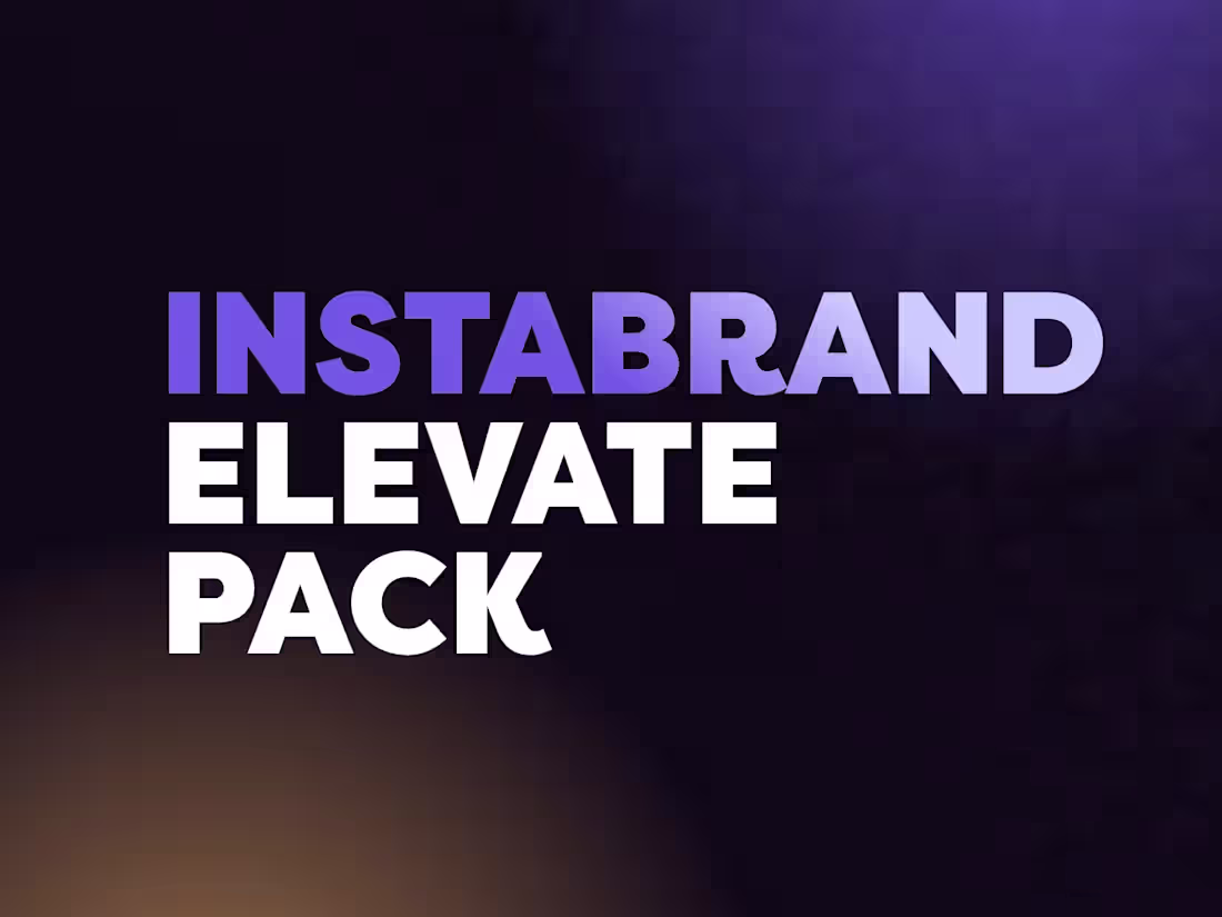 Cover image for InstaBrand Elevate Pack