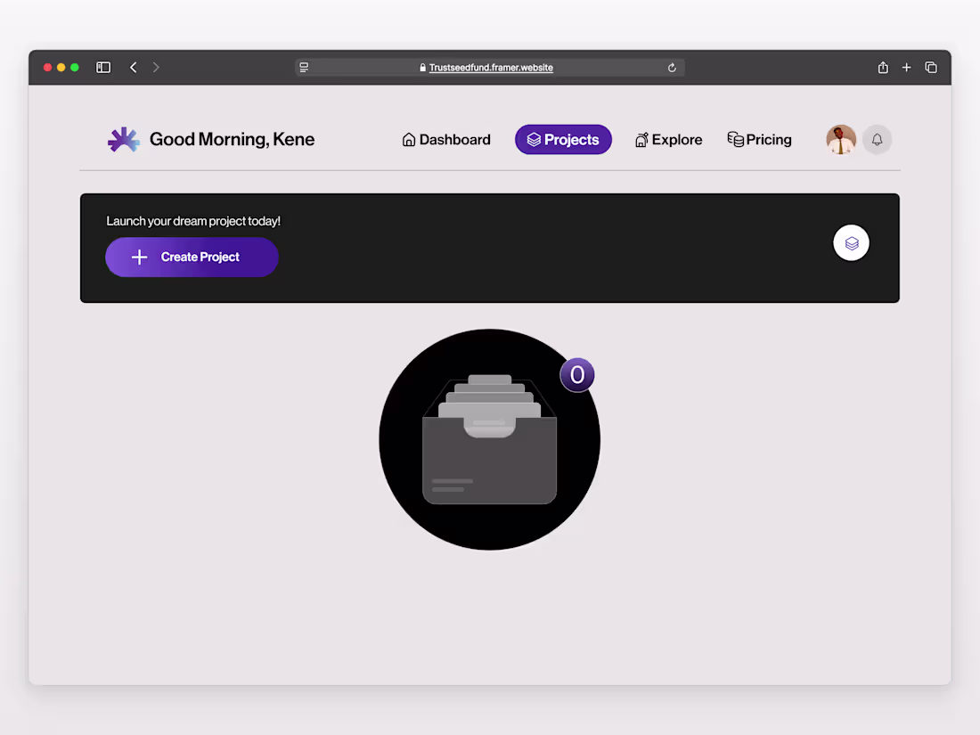 Cover image for Empty state dashboard