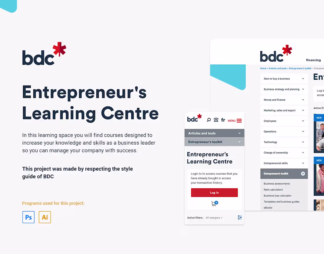 Cover image for BDC - Entrepreneur's Learning Centre