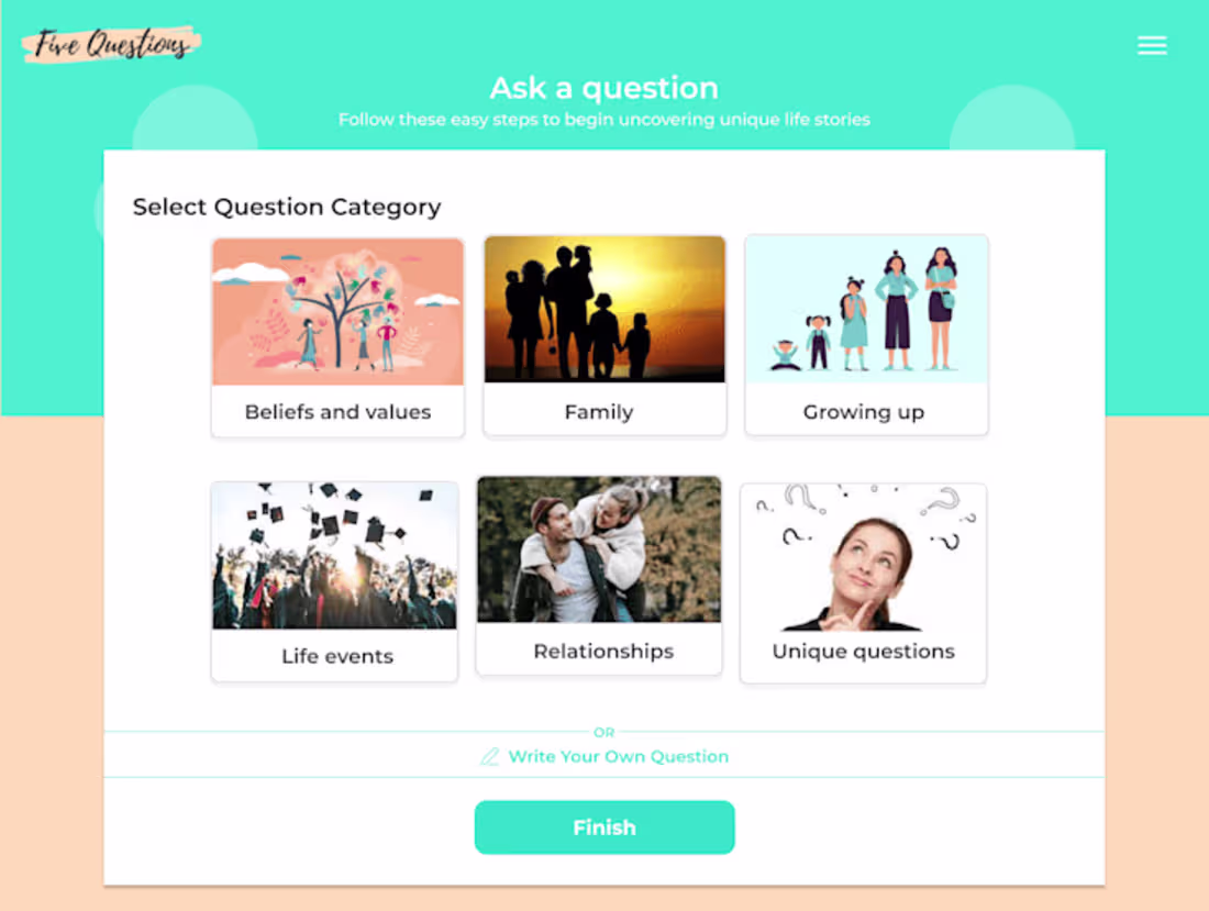 Cover image for FiveQuestions
