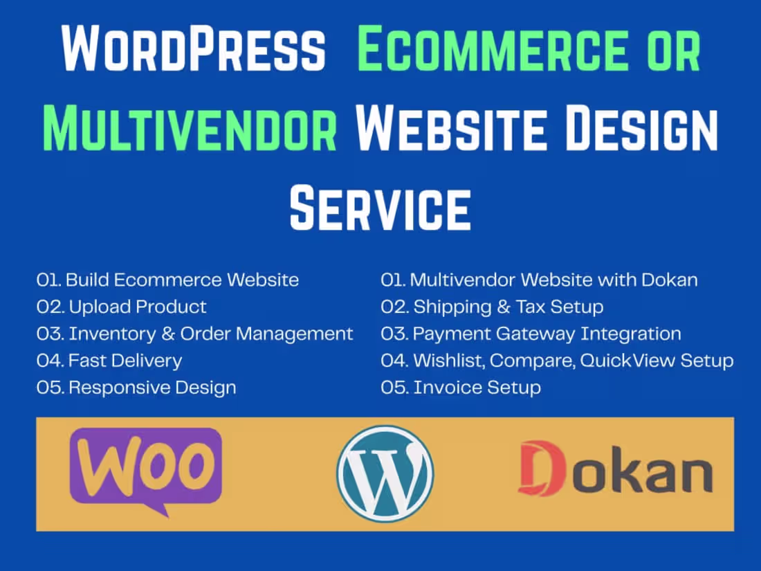 Cover image for Expert in WordPress, Elementor Pro, Woocommerce & SEO Friendly