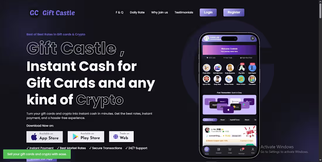 Cover image for Gift Card Sales Platform