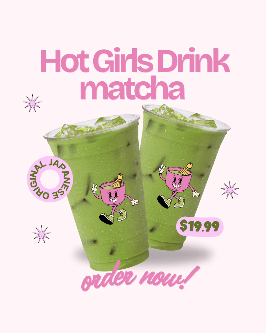 Cover image for matcha craze Unleash your inner zen! 🍵 Time to design a pos...